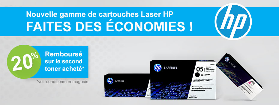 Nouvelle gamme de cartouches Laser HP, faites des économies !